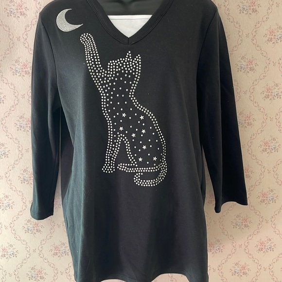 Top for women with Sequins - Picture 1 of 4